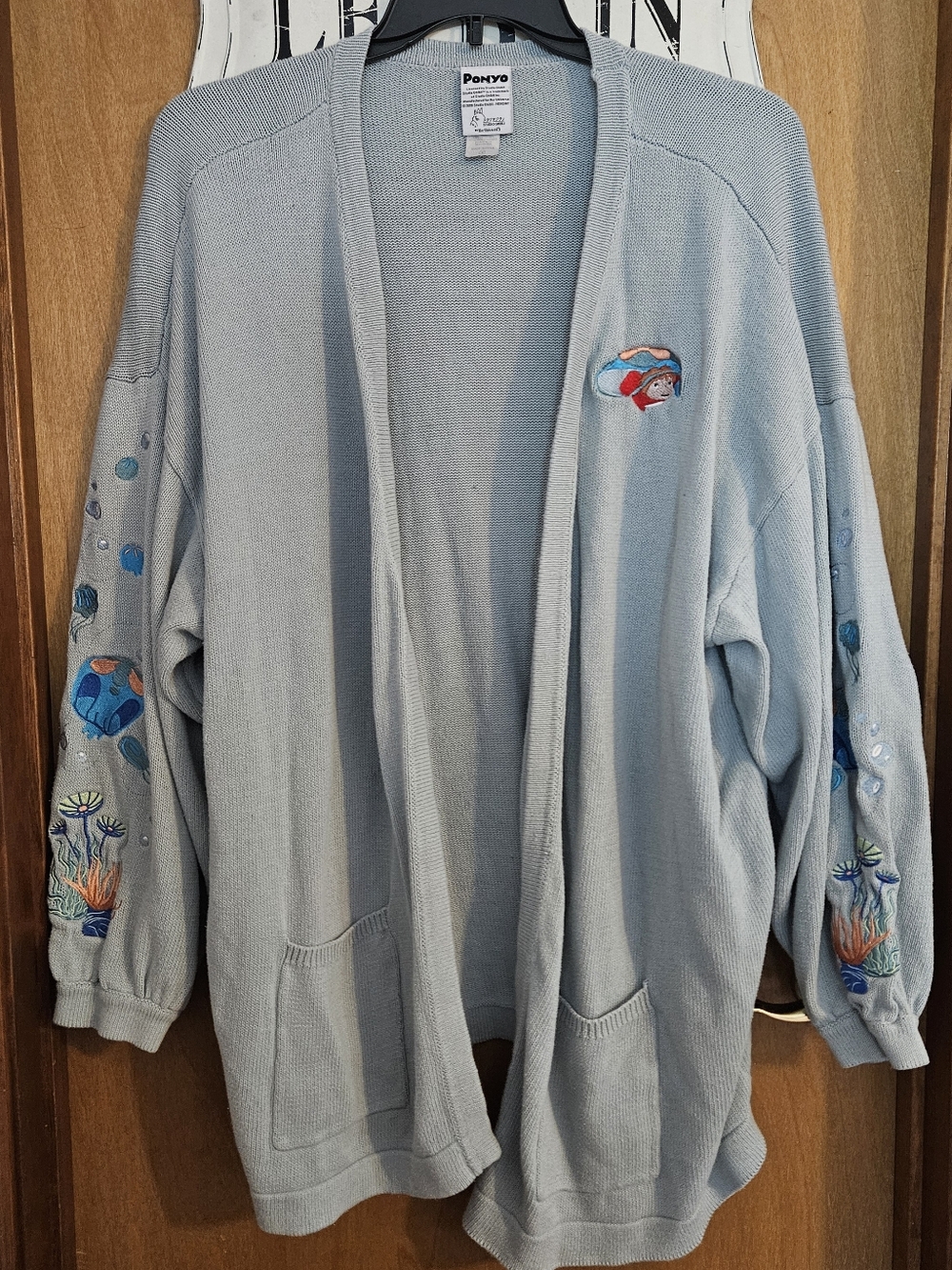 Her Universe Light Blue Ponyo Knit Sweater